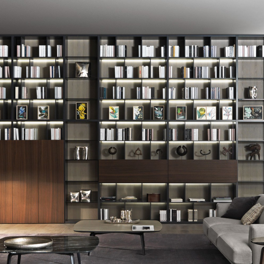 Bibliothèque Crossing MisuraEmme design Mauro Lipparini – Maison Pruilh Bordeaux