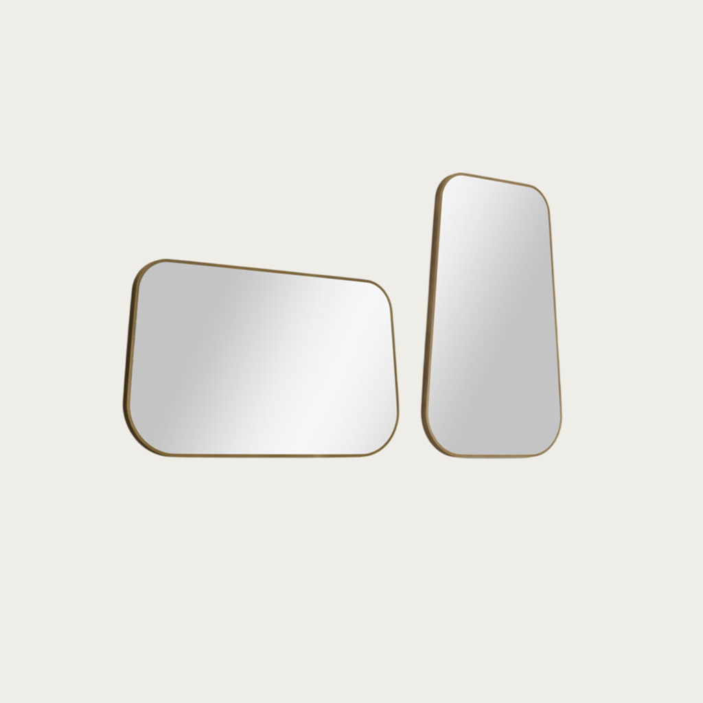 Miroir Belvedere Capo d’Opera en verre et métal – Maison Pruilh Bordeaux