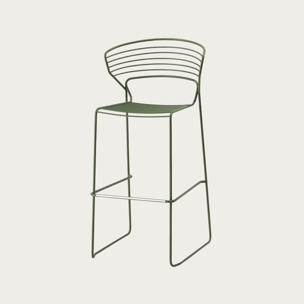 Tabouret Koki Wire 754 Outdoor Desalto conçu par Pocci & Dondoli – Maison Pruilh Bordeaux