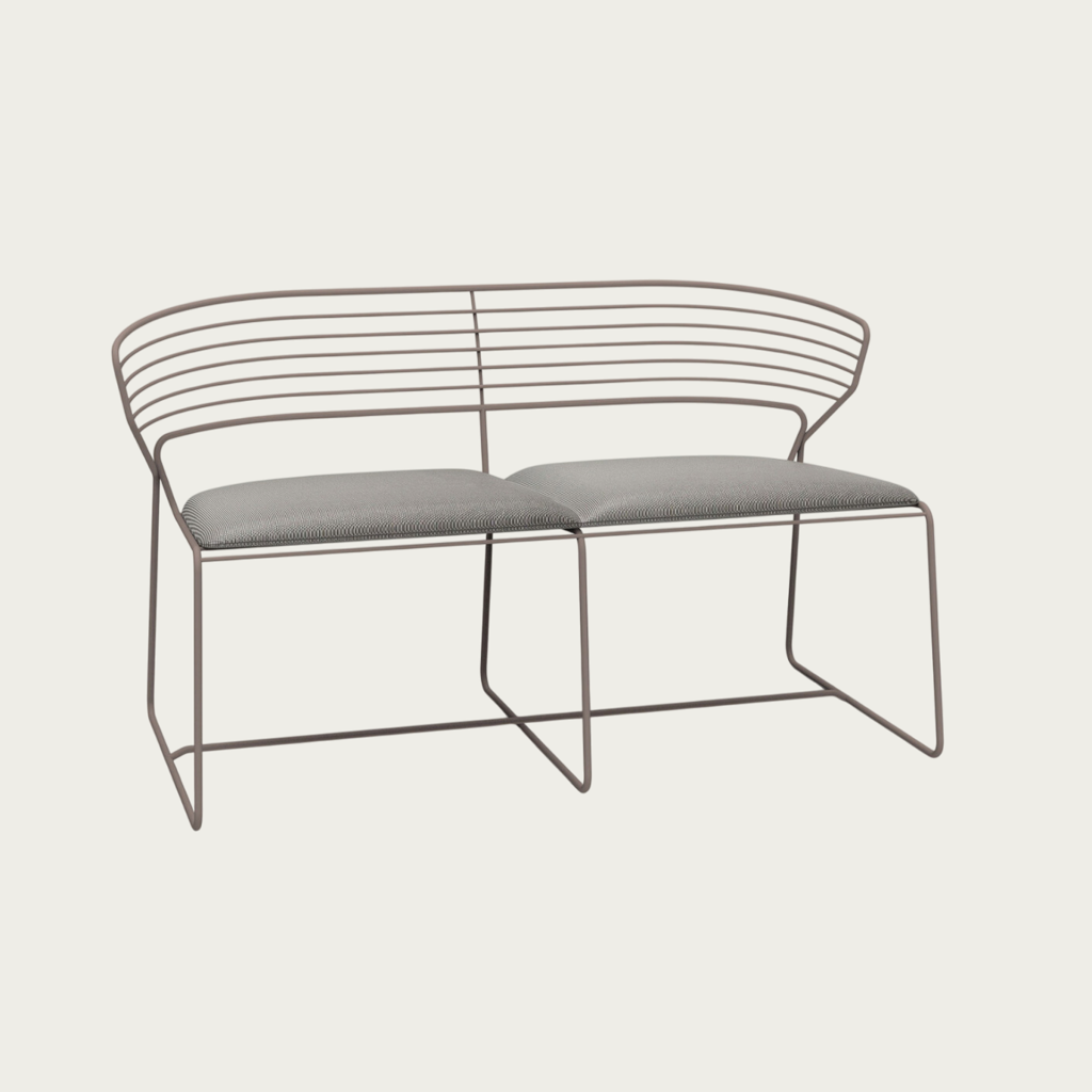 Canapé extérieur Koki Wire 756 Outdoor Desalto – mobilier design terrasse jardin Maison Pruilh Bordeaux