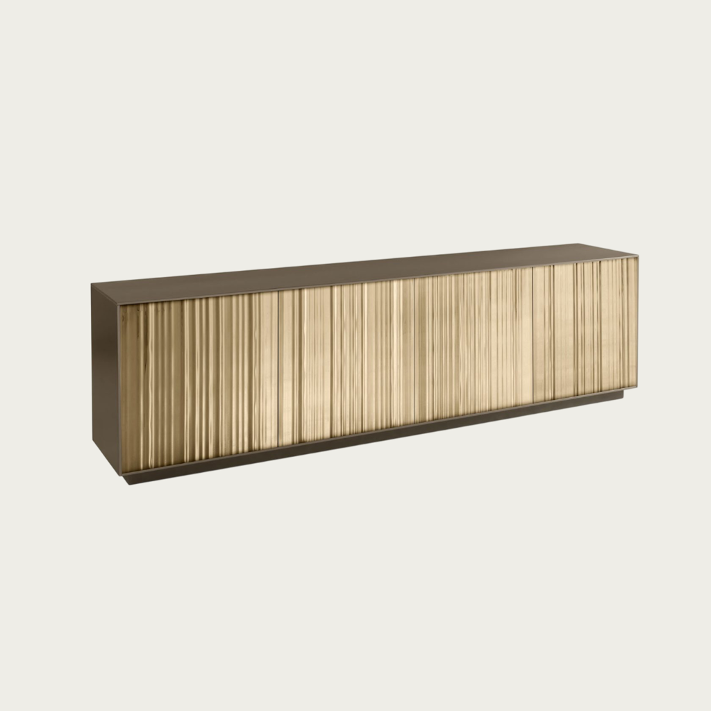 Bahut EchoLine de FIAM, en exposition chez Maison Pruilh Bordeaux.