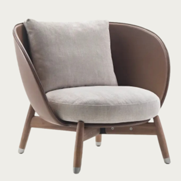 Fauteuil Eri Flexform cuir ou tissu – Maison Pruilh Bordeaux
