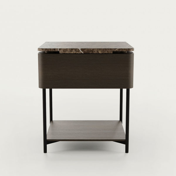 Chevet Lindo MisuraEmme bois et métal design – Maison Pruilh Bordeaux